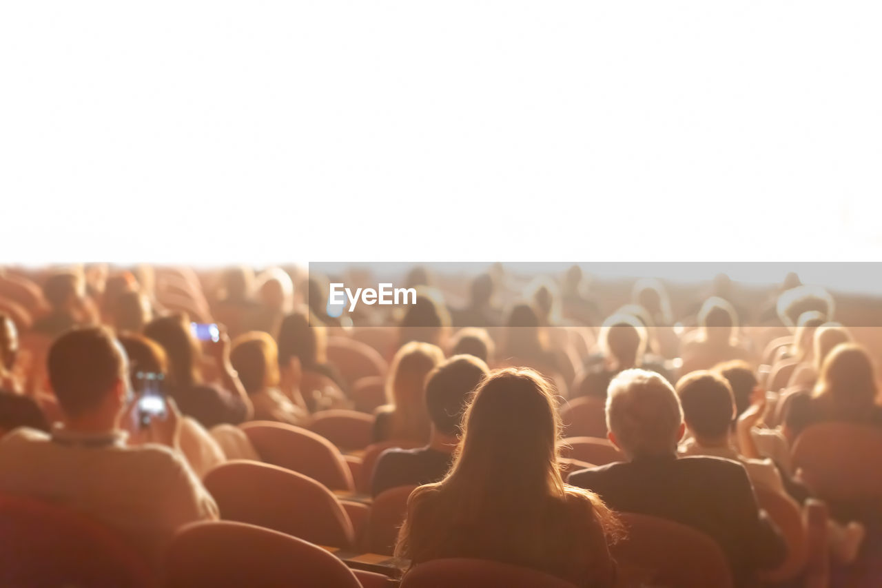 Audience at the theater play