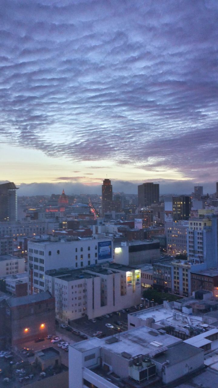 HIGH ANGLE VIEW OF CITY