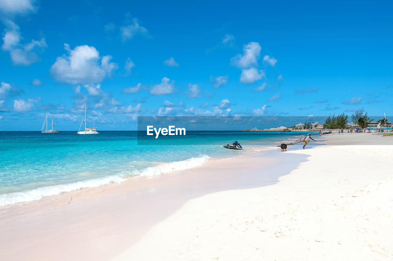 PANORAMIC VIEW OF SEA AGAINST SKY