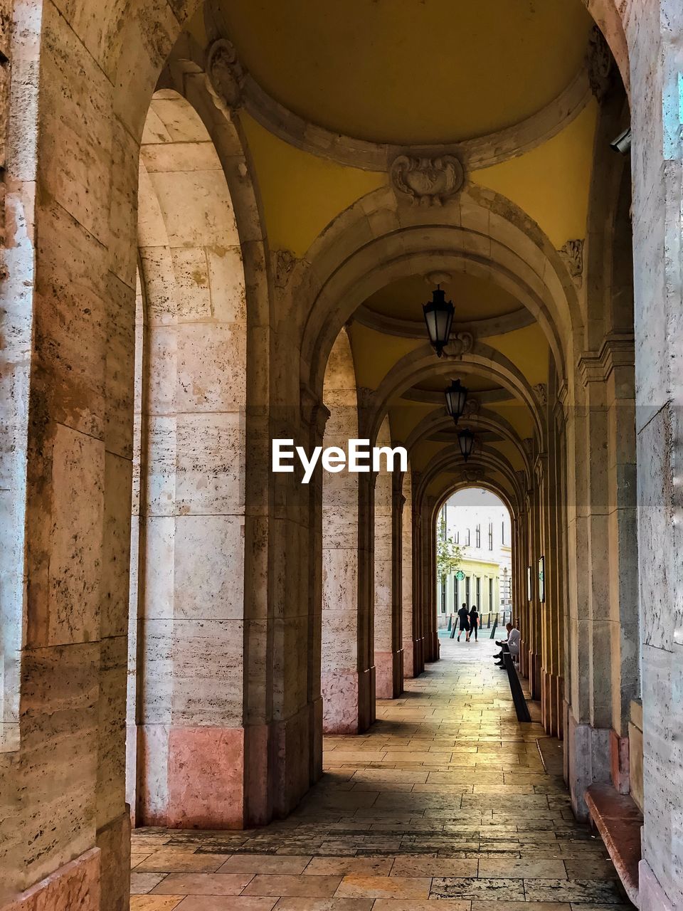 Corridor of historic building