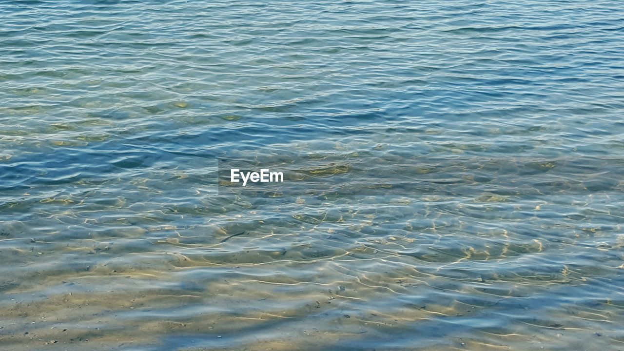 Full frame shot of rippled water