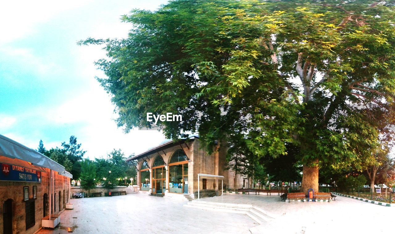 VIEW OF HOUSES AGAINST SKY