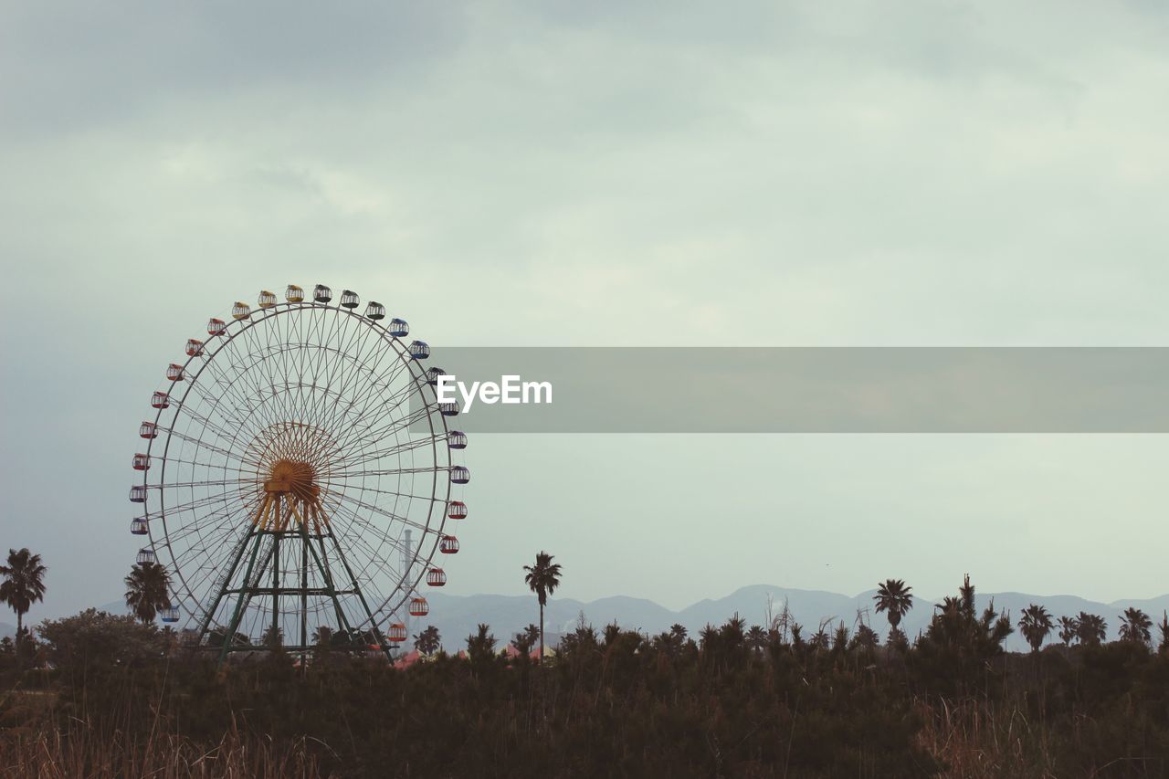 LOW ANGLE VIEW OF FERRIS WHEEL