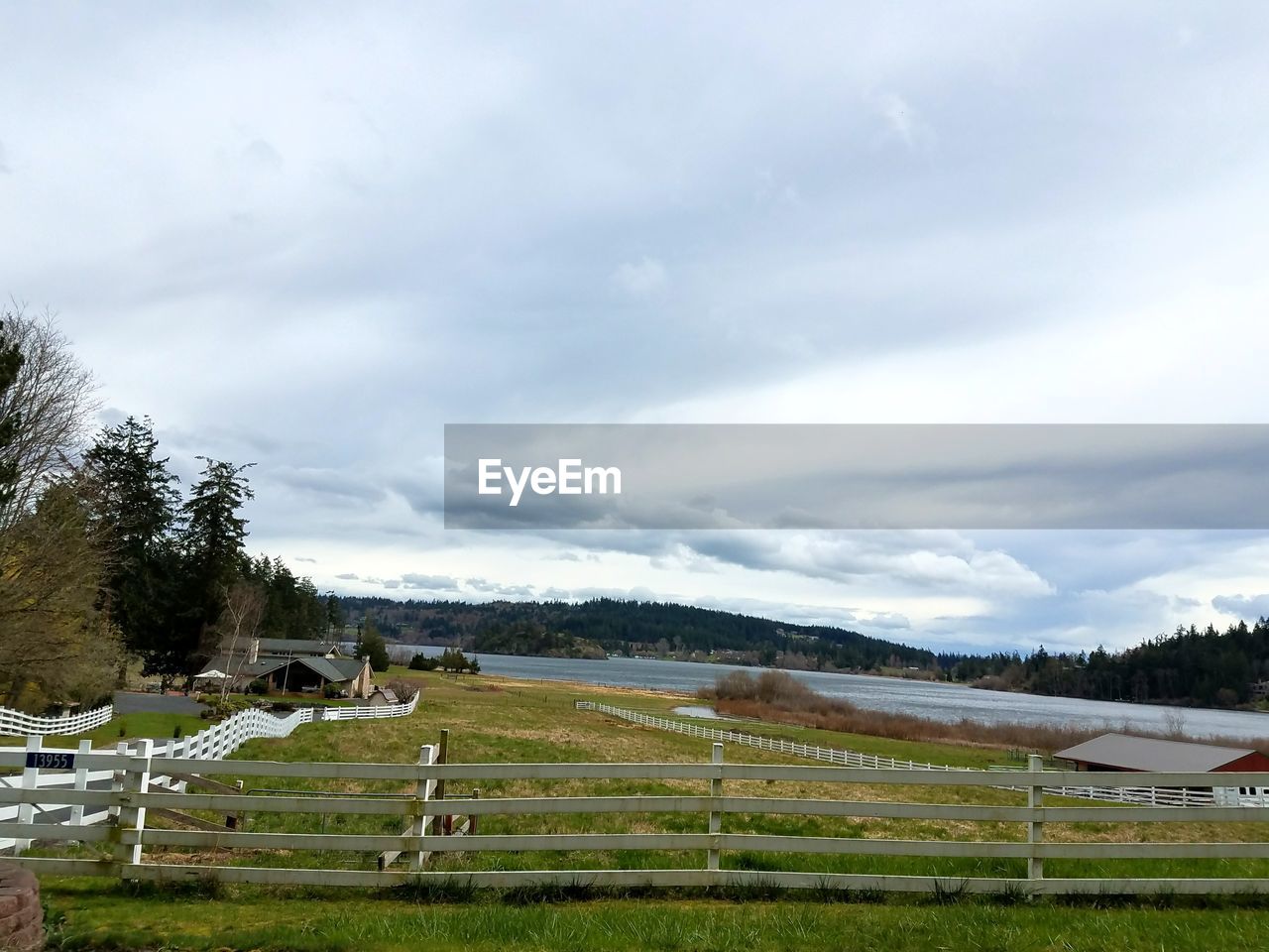 SOCCER FIELD AGAINST CLOUDY SKY
