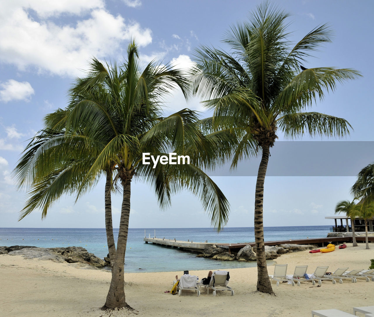 Views of the beaches of cozumel, mexico