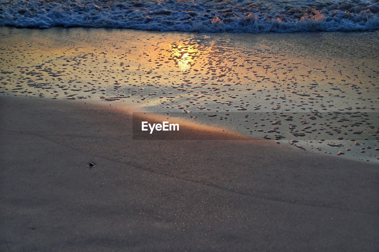 HIGH ANGLE VIEW OF BEACH AGAINST SKY