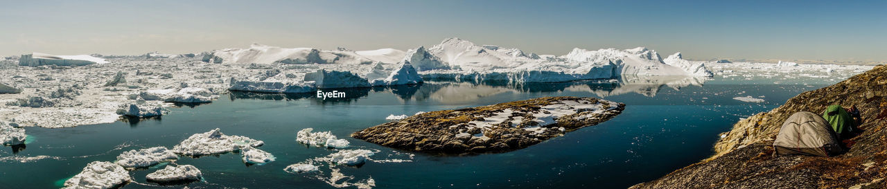 PANORAMIC VIEW OF SEA AGAINST SKY