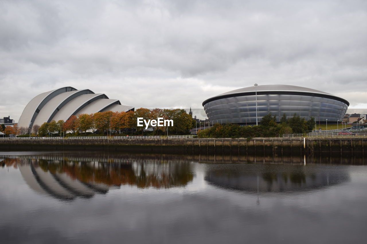 REFLECTION OF BUILDINGS IN CITY