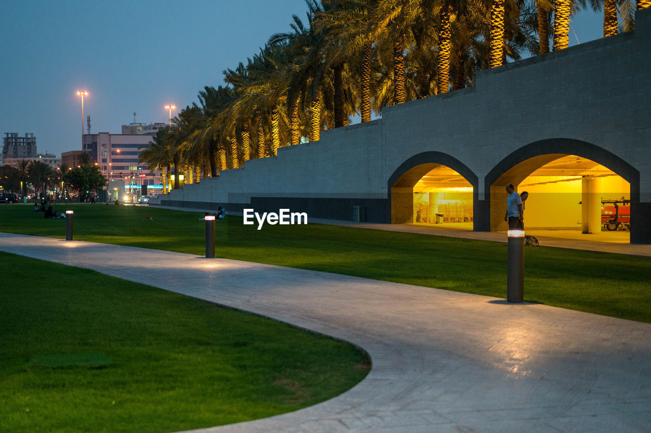 VIEW OF FOOTPATH BY BUILDING