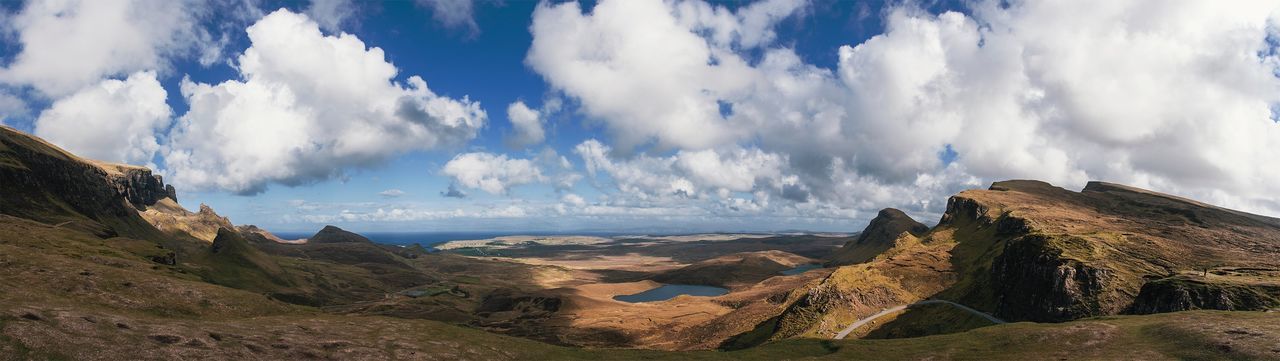 Panoramic view of landscape against sky