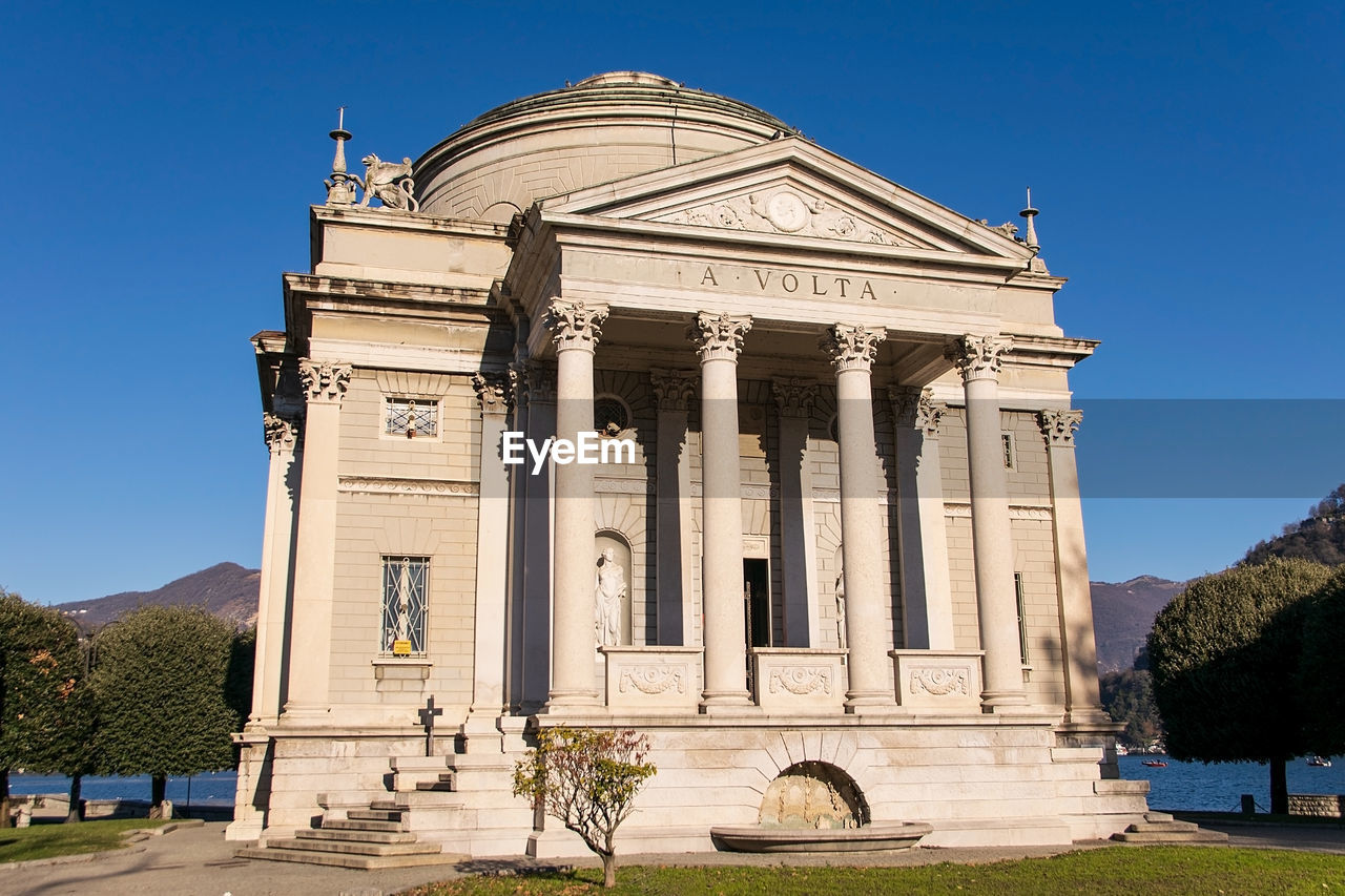 Alessandro volta's temple. como - italy