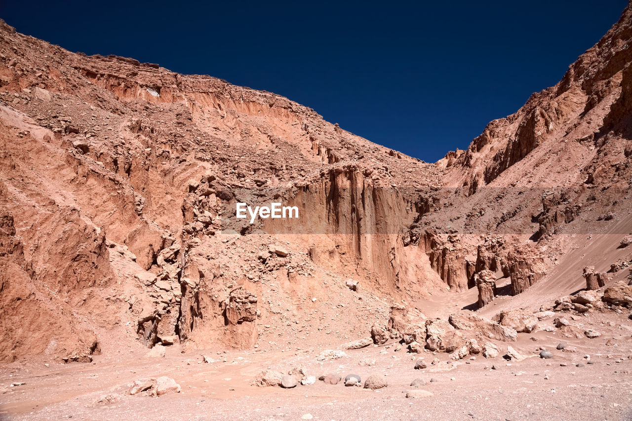 SCENIC VIEW OF MOUNTAINS AGAINST CLEAR SKY