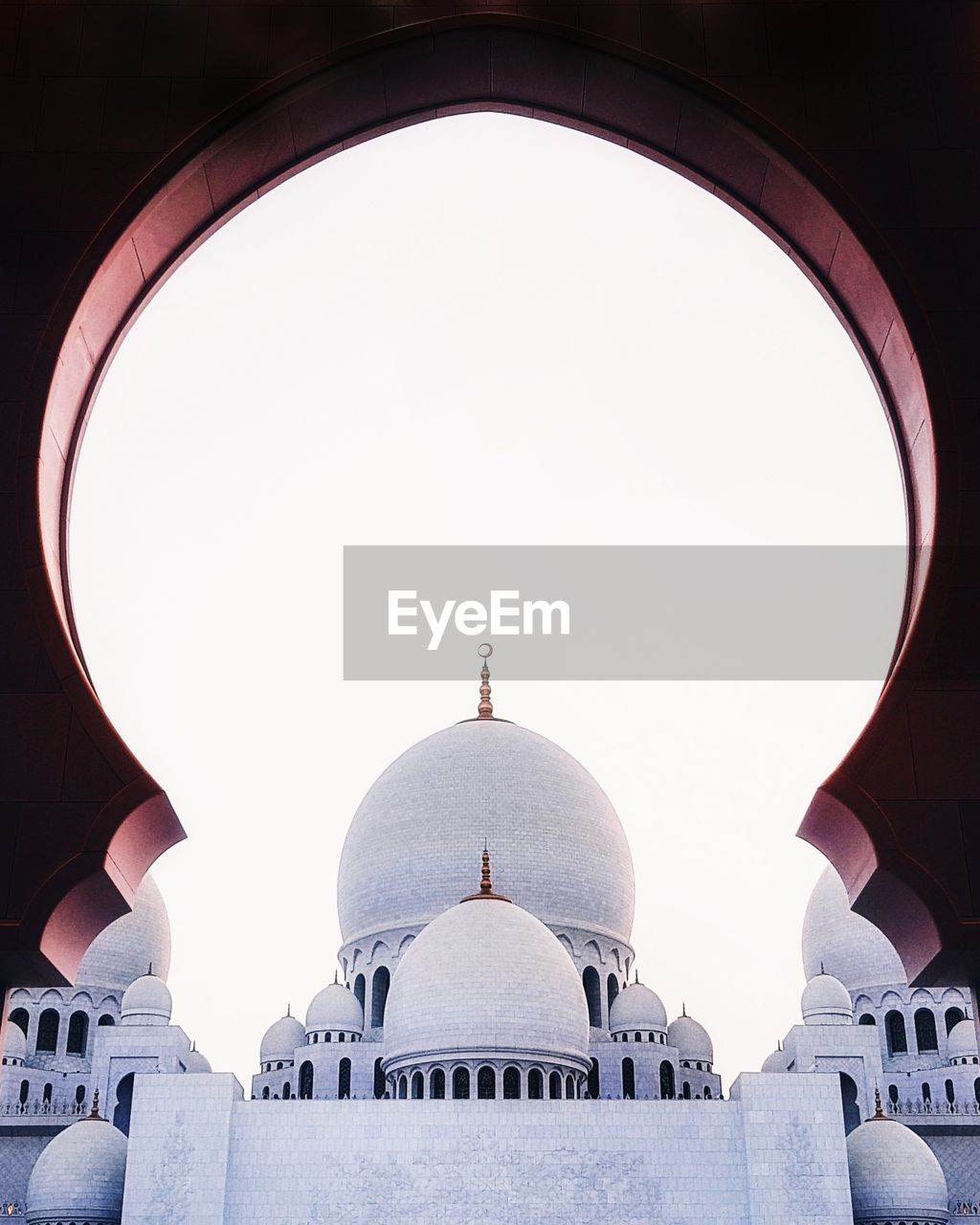 Low angle view of cathedral against sky abu dhabi united arab emirates grand mosque
