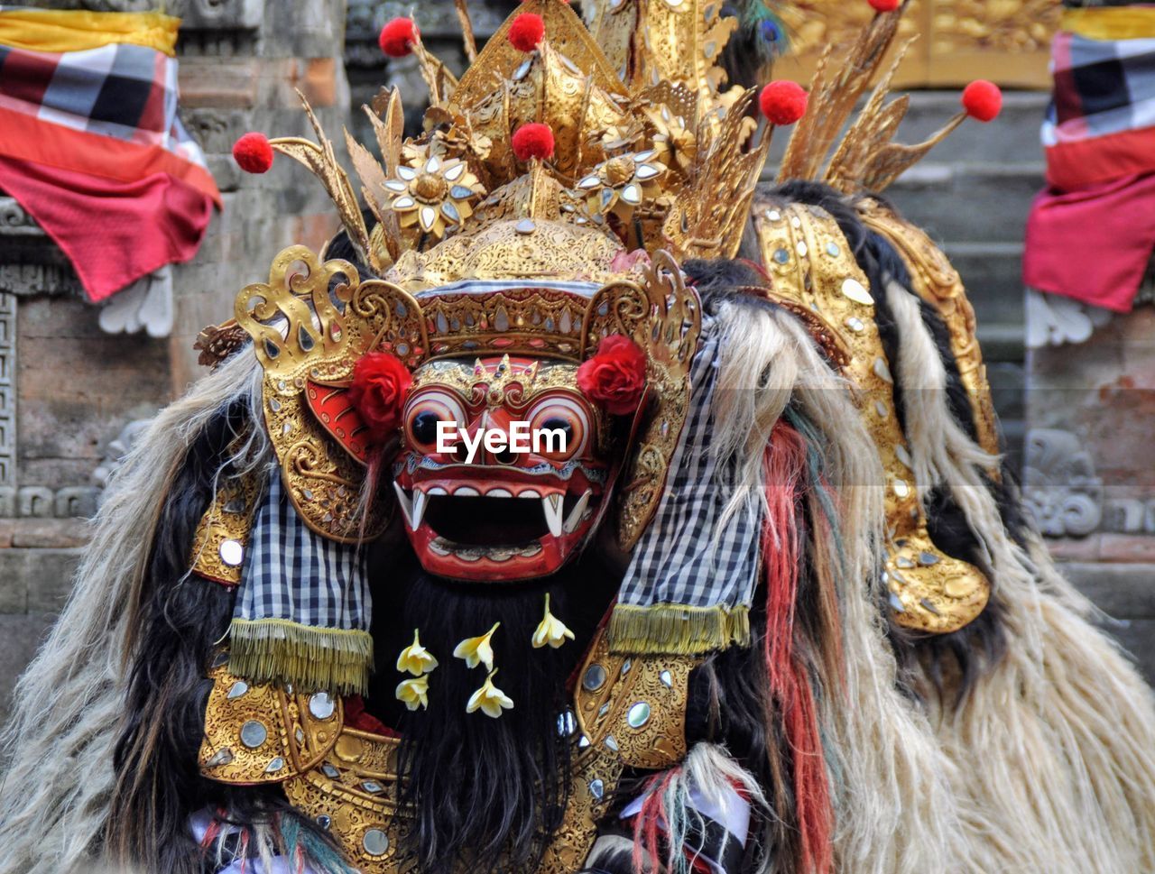 Full frame shot of traditional mask