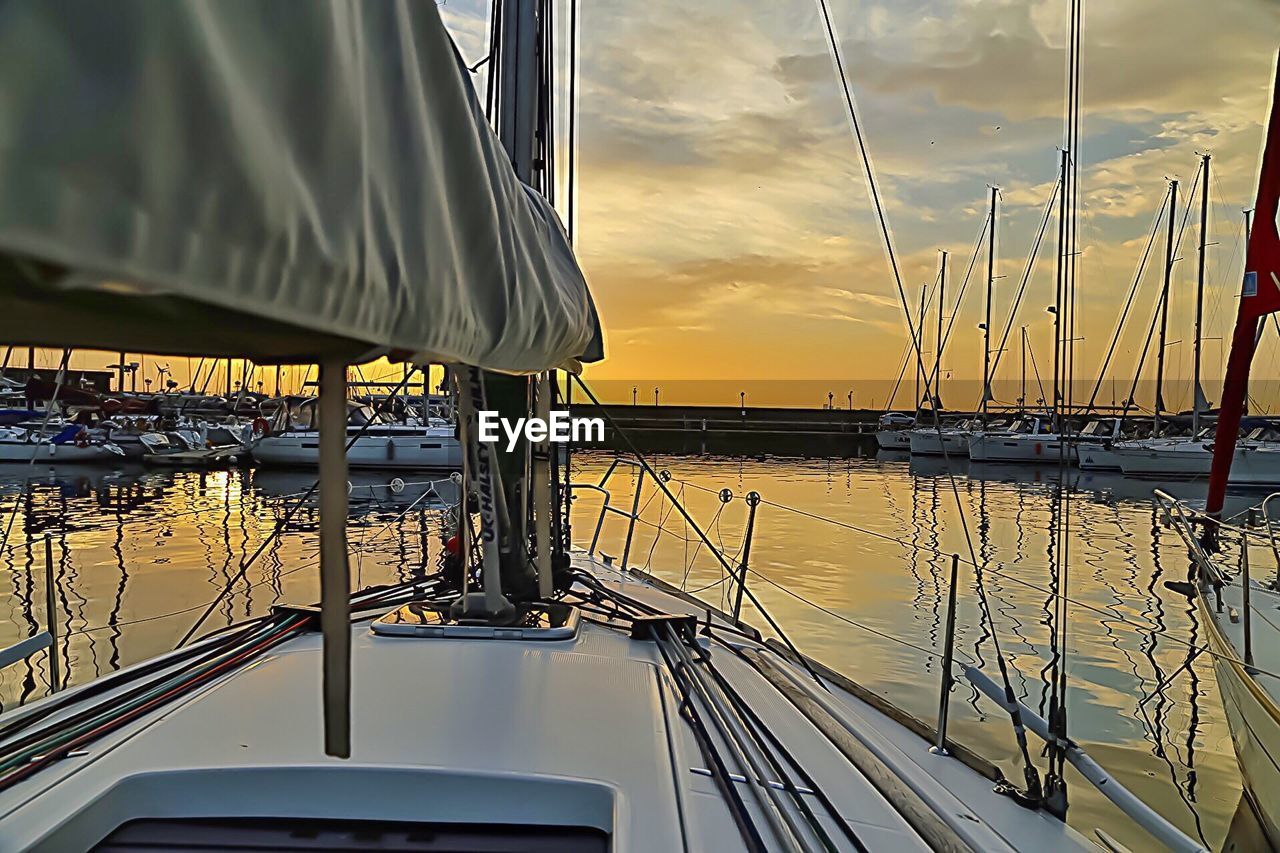 VIEW OF CLOUDY SKY DURING SUNSET