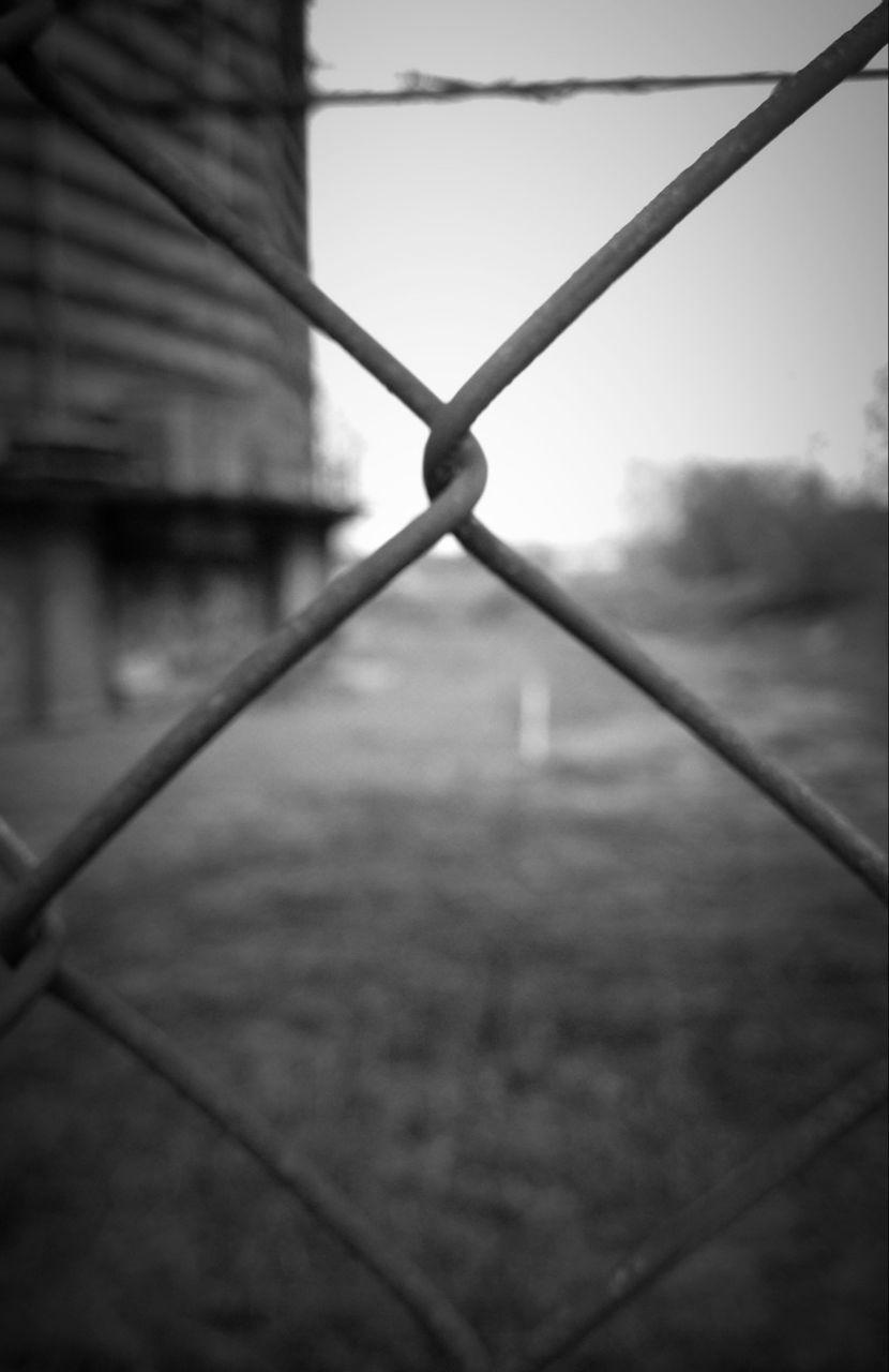 Close-up of chainlink fence