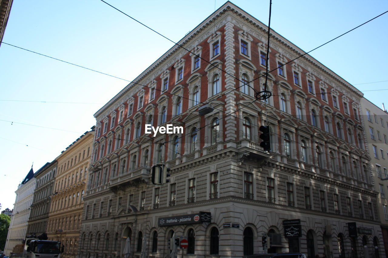 Low angle view of building against sky