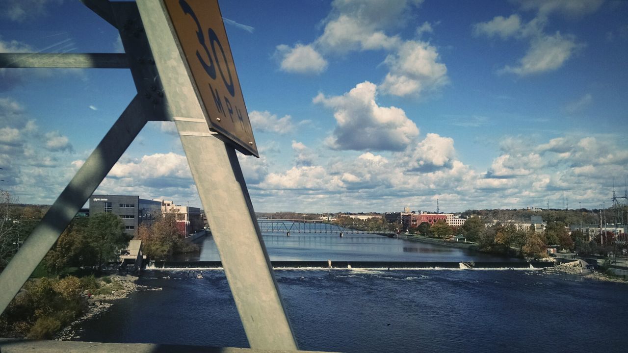 VIEW OF CITY AGAINST CLOUDY SKY