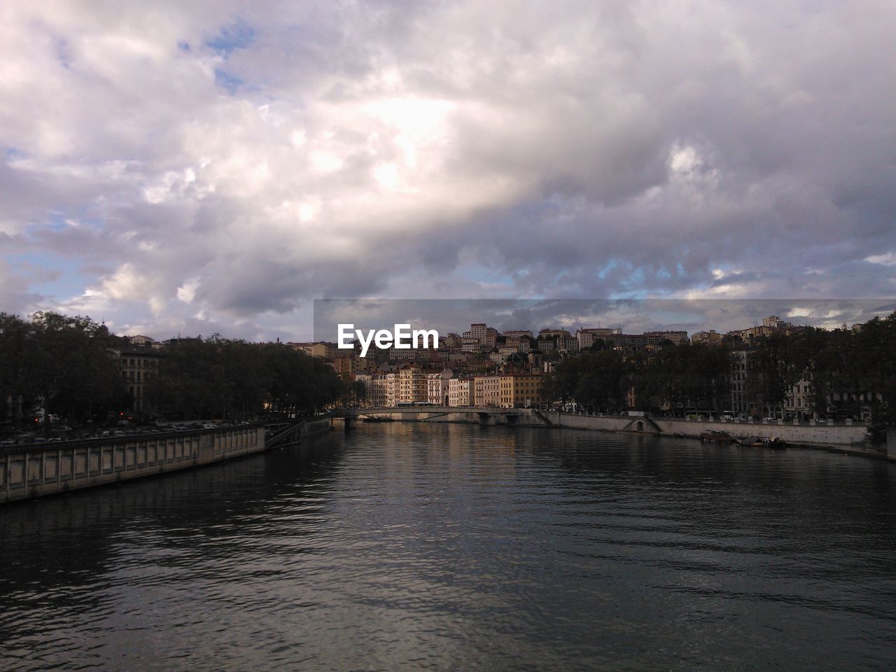 VIEW OF BRIDGE OVER RIVER