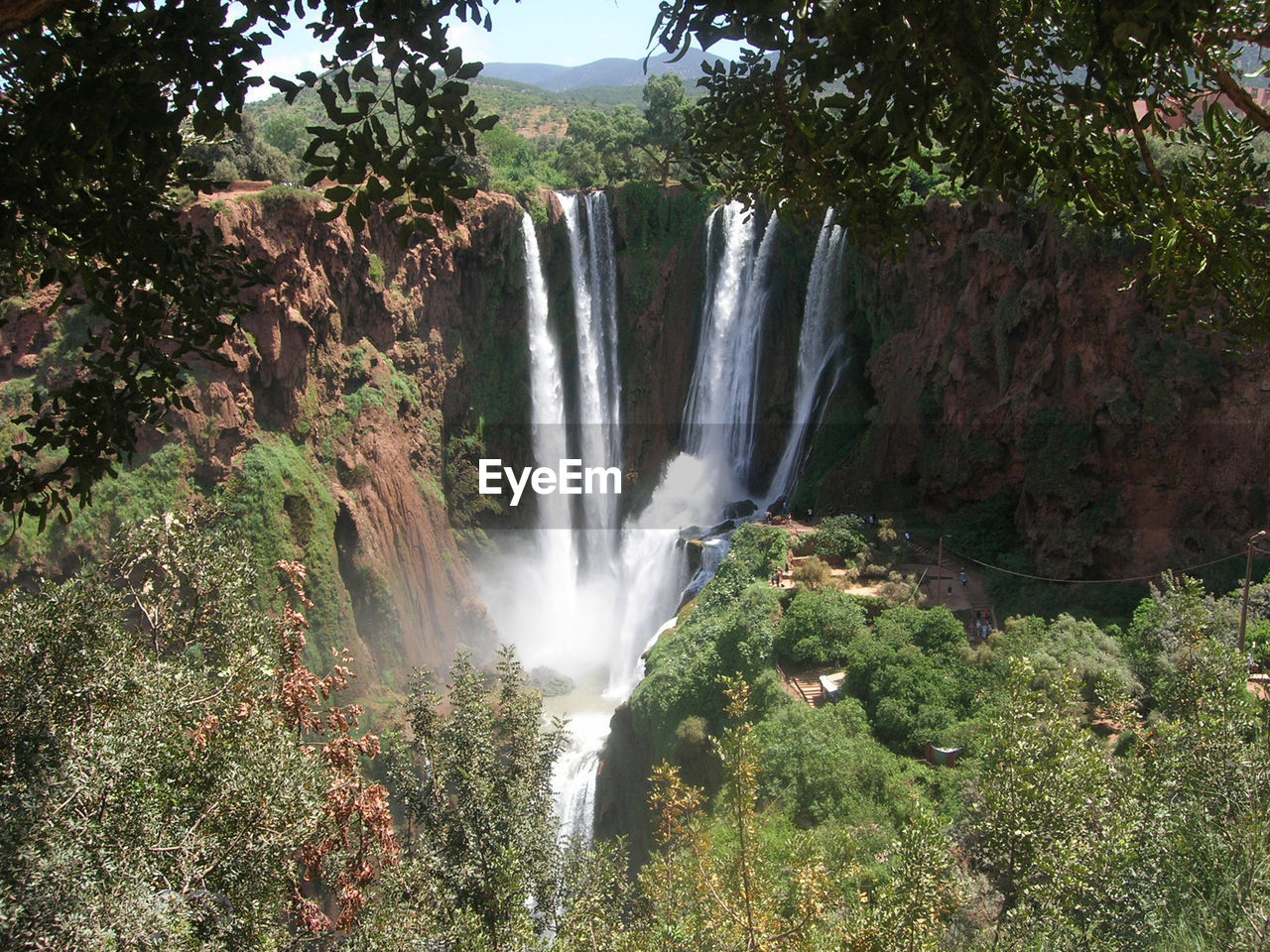 SCENIC VIEW OF WATERFALL