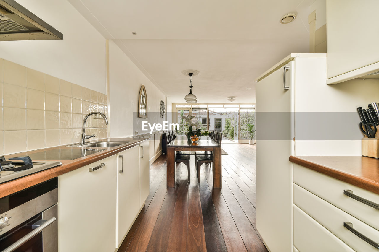 interior of kitchen