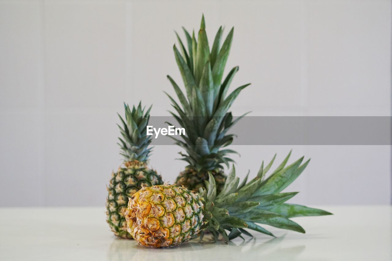 CLOSE-UP OF BANANAS ON TABLE