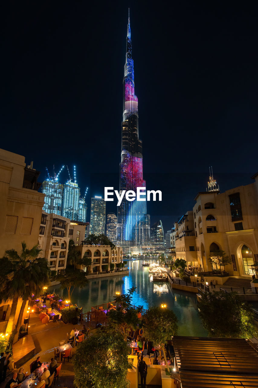 Burj khalifa.view of buildings, streets, beautiful in various angles in du bai.