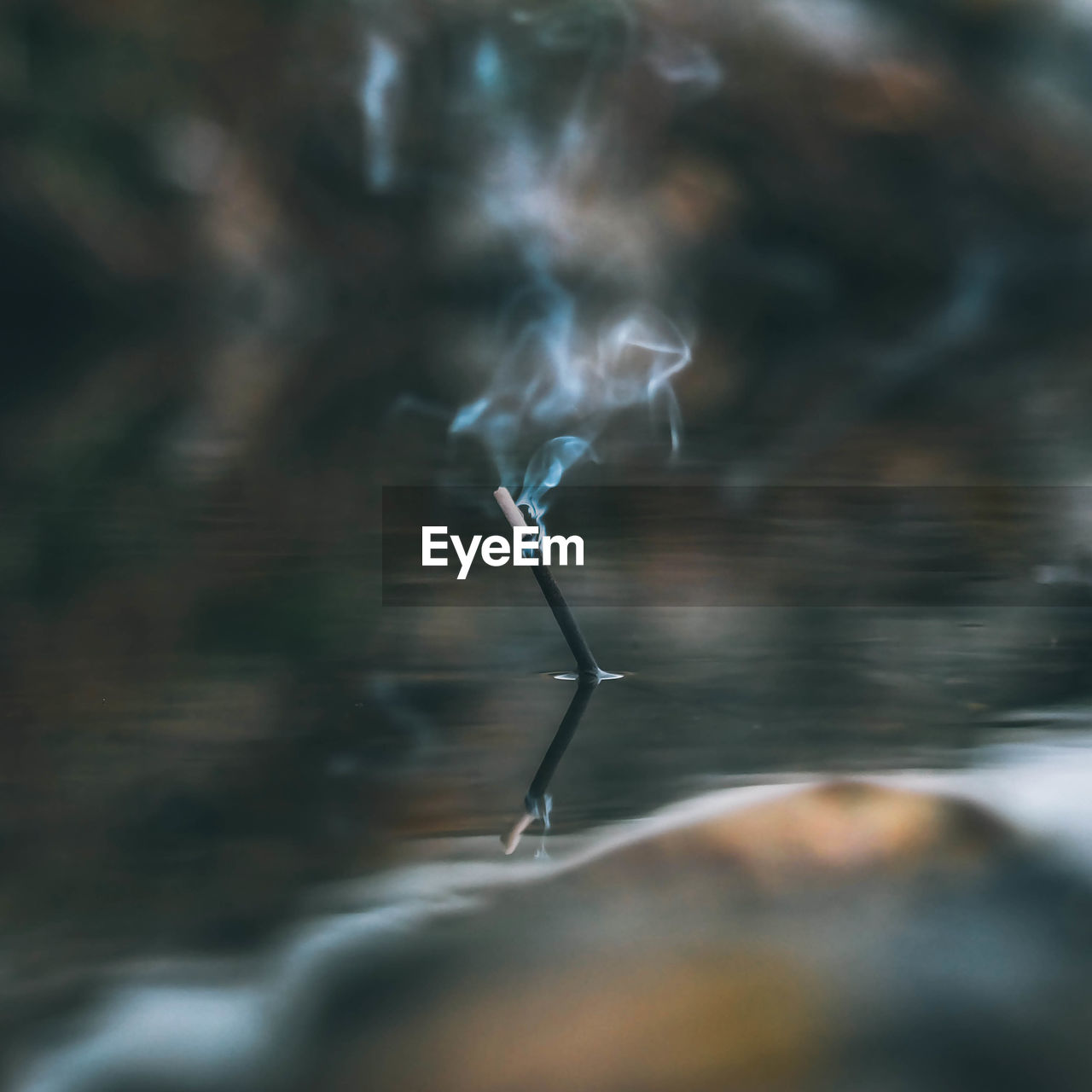 Close-up of an incense stick
