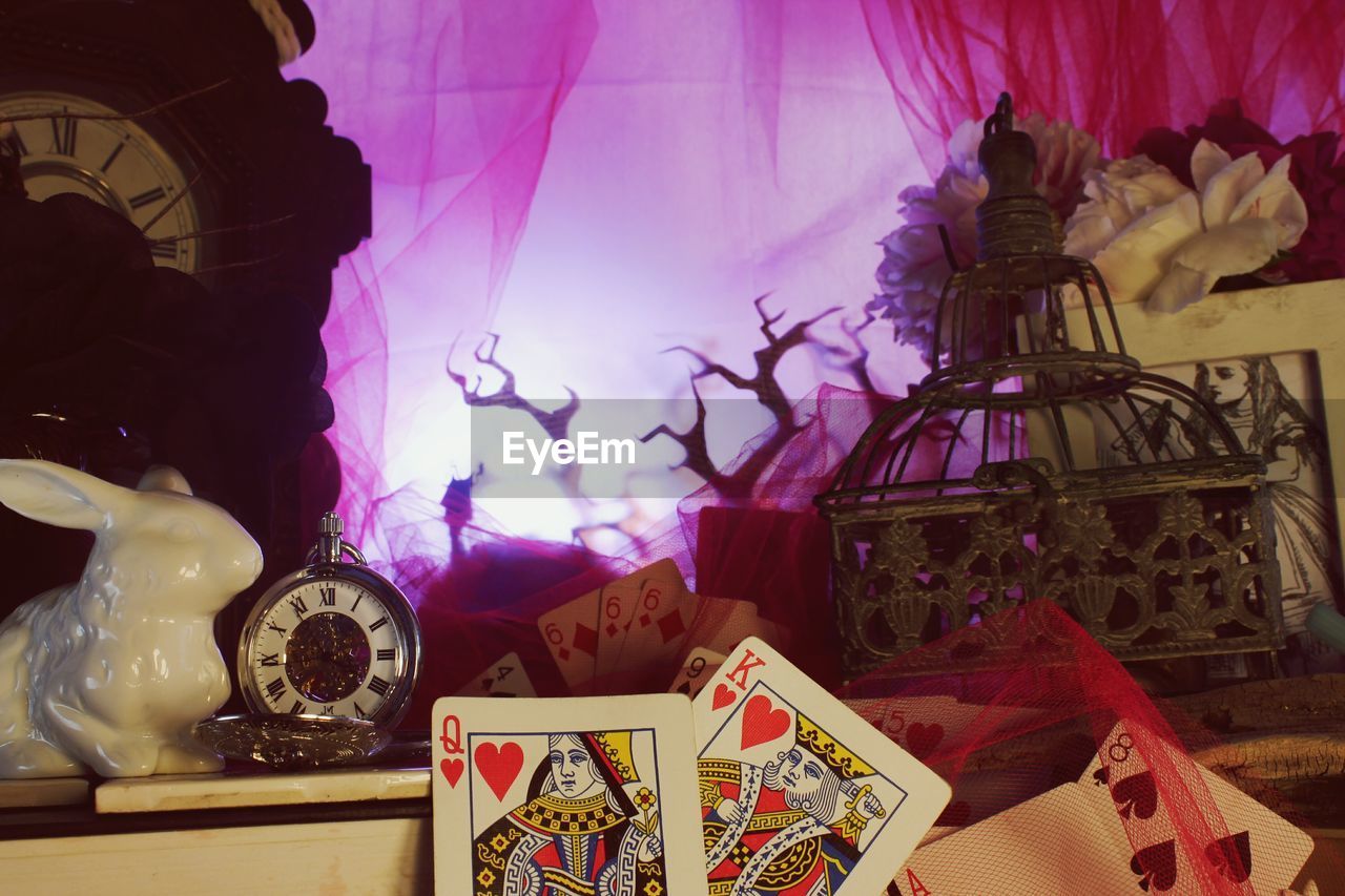 VIEW OF ILLUMINATED TEMPLE