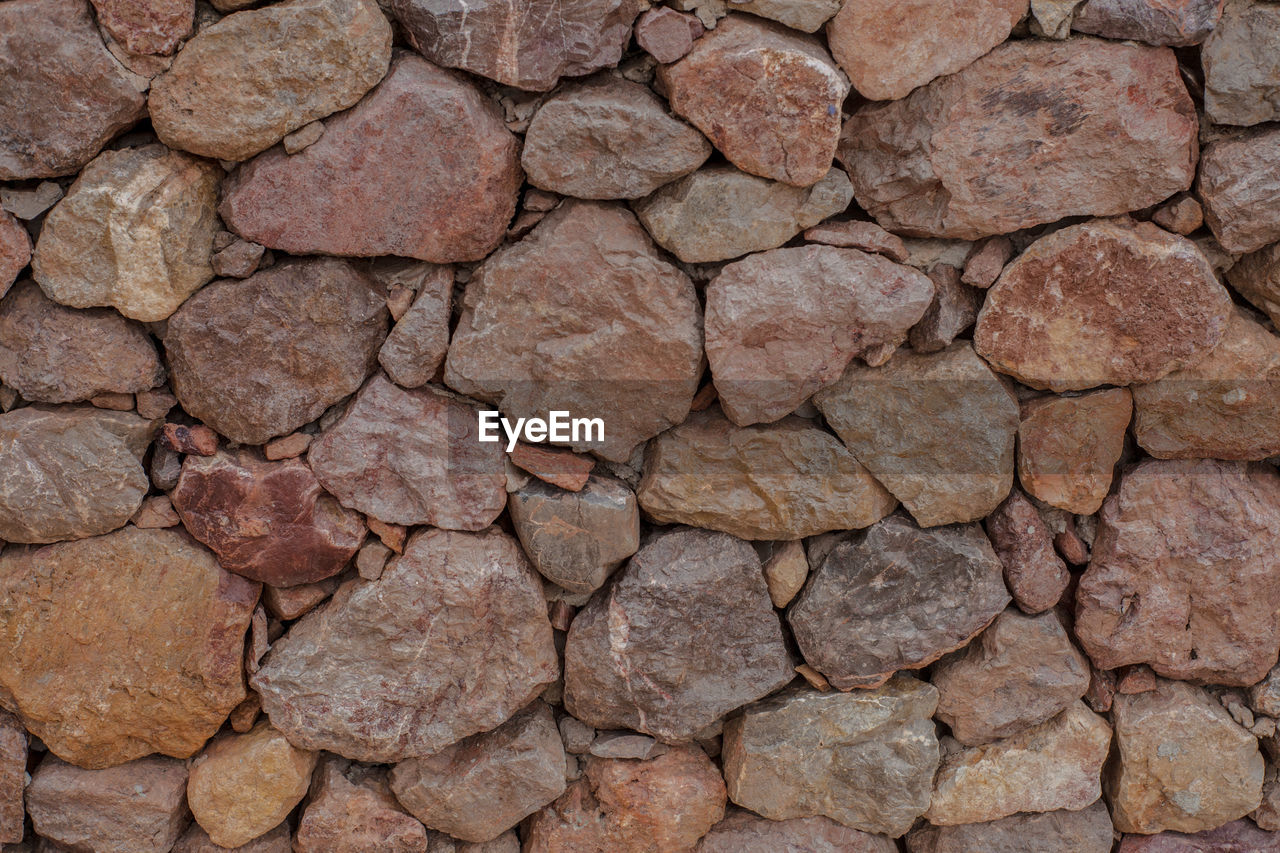 Full frame shot of stone wall