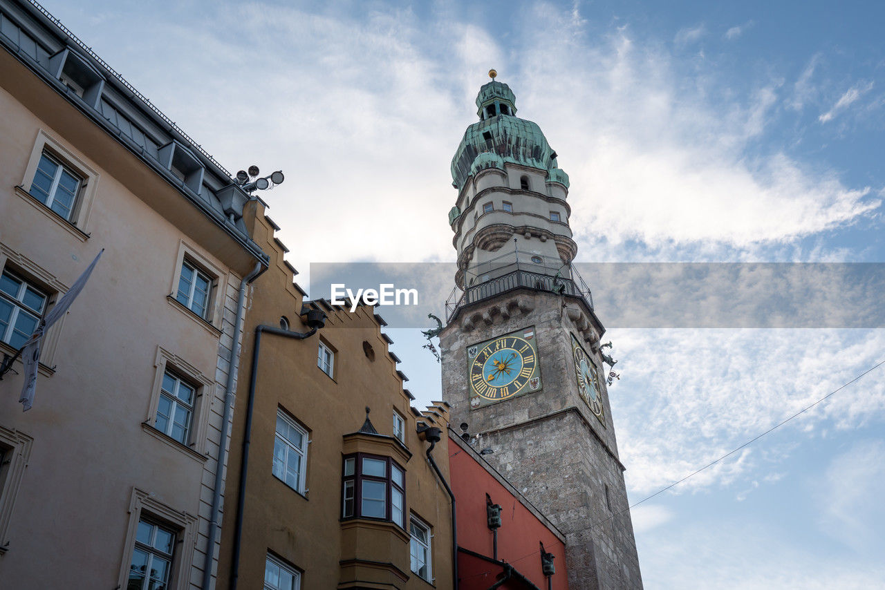 low angle view of historic building against sky