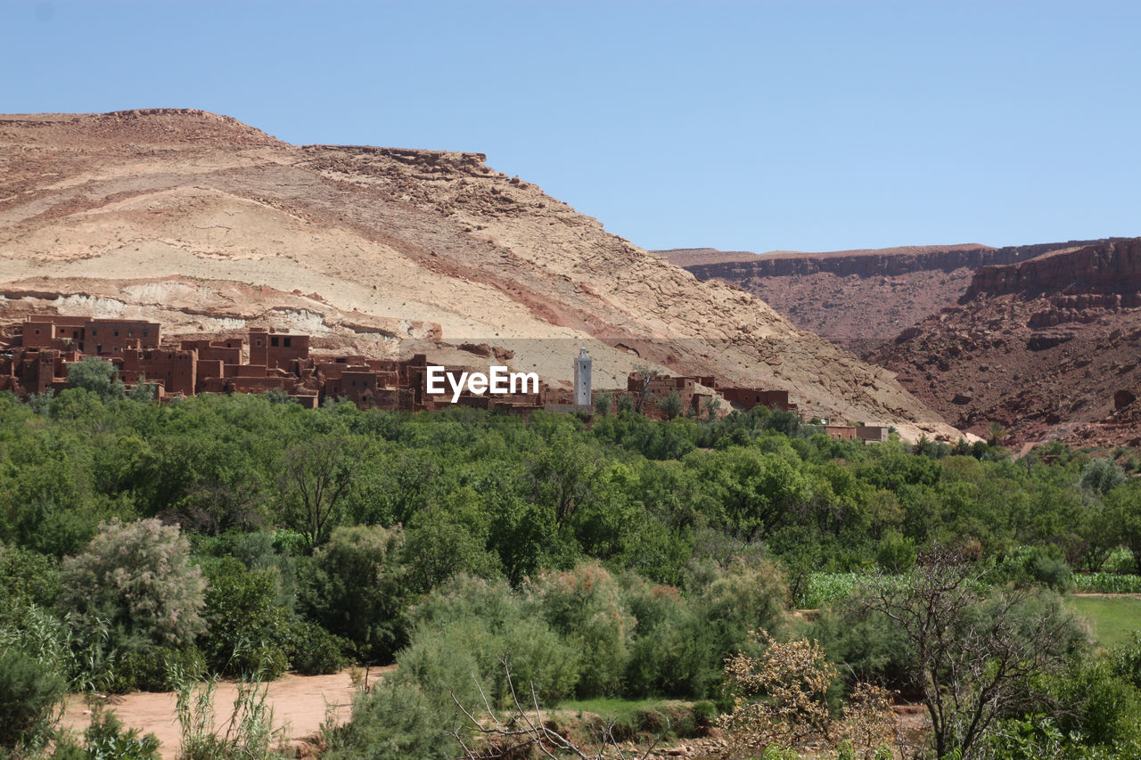 VIEW OF LANDSCAPE AGAINST CLEAR SKY