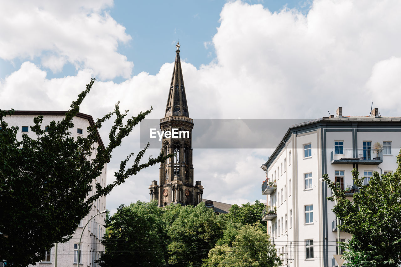 The tower of zion church in scheunenviertel quarter, in berlin mitte