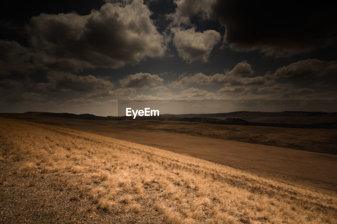 SCENIC VIEW OF DESERT AGAINST SKY