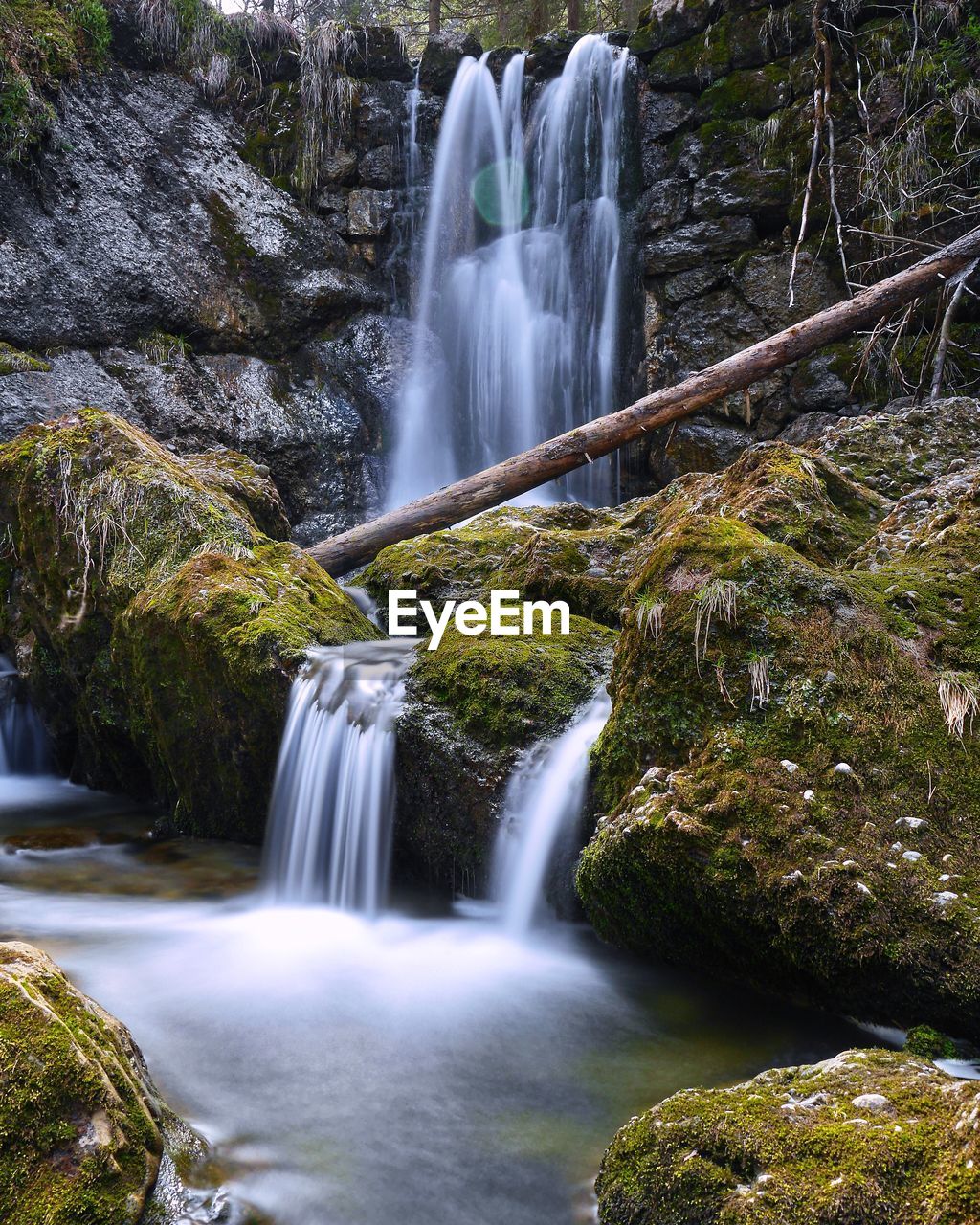 SCENIC VIEW OF WATERFALL