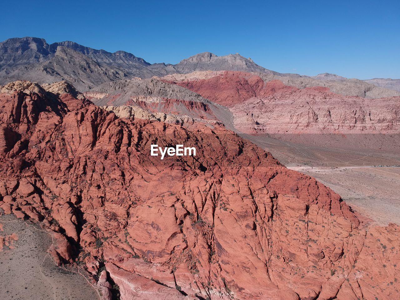 Scenic view of dramatic landscape against sky