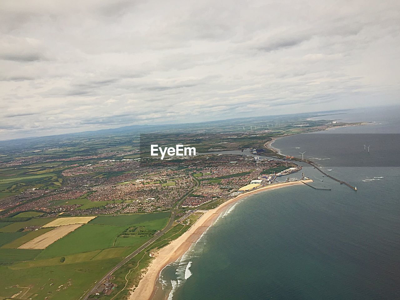 AERIAL VIEW OF CLOUDY SKY