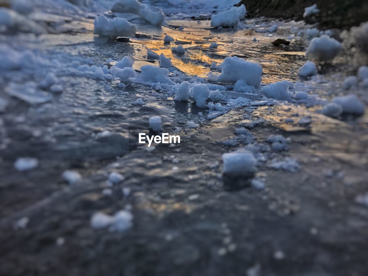 WATER ON BEACH