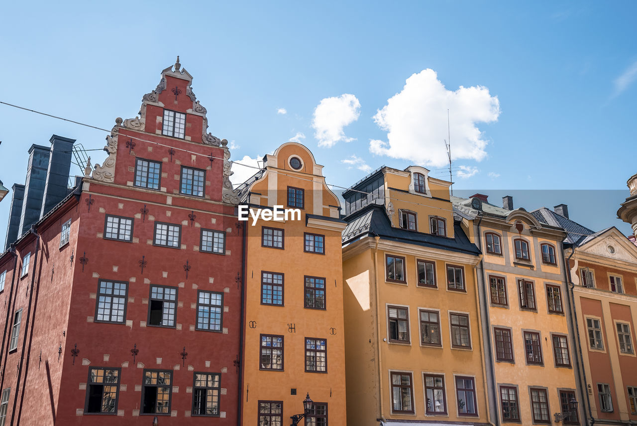 Stortorget, the grand square, is a public square in gamla stan, the old town in central stockholm