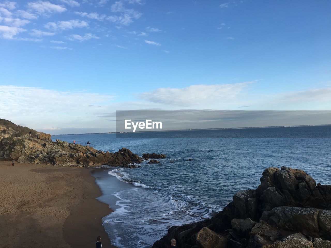 PANORAMIC VIEW OF SEA AGAINST SKY