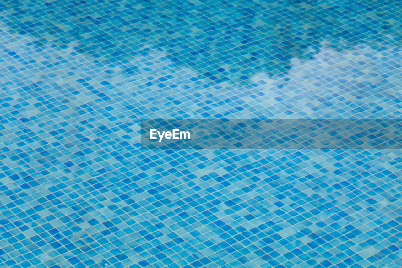 Full frame of swimming pool