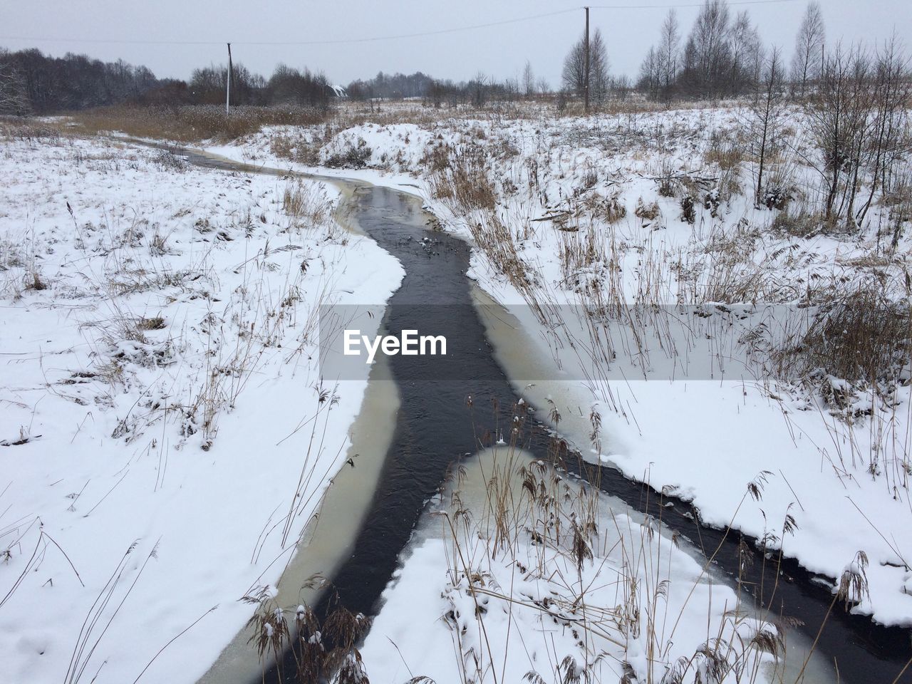 SCENIC VIEW OF SNOW COVERED LANDSCAPE