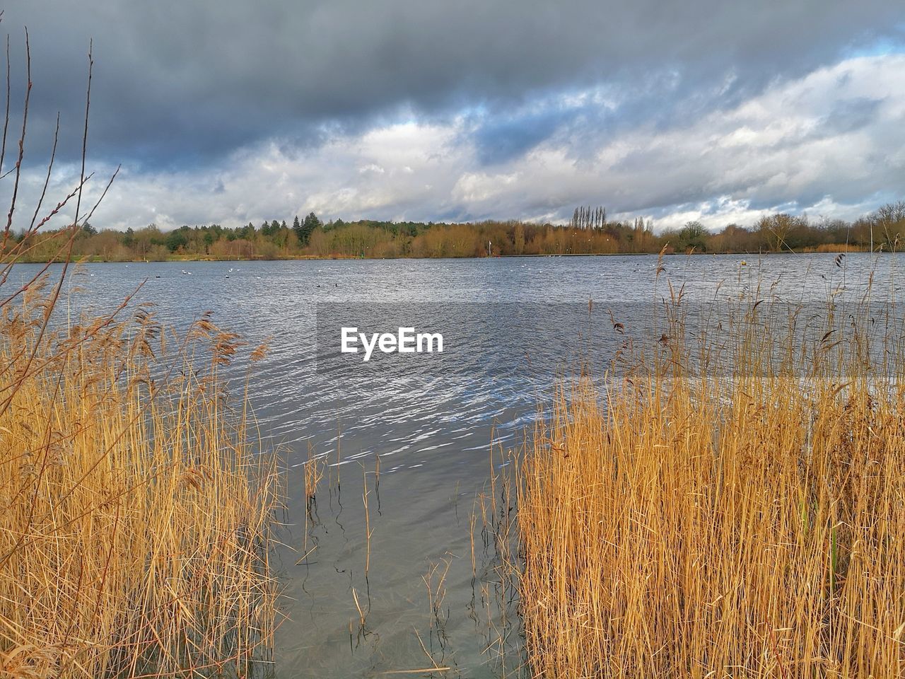 IDYLLIC VIEW OF LAKE AGAINST SKY