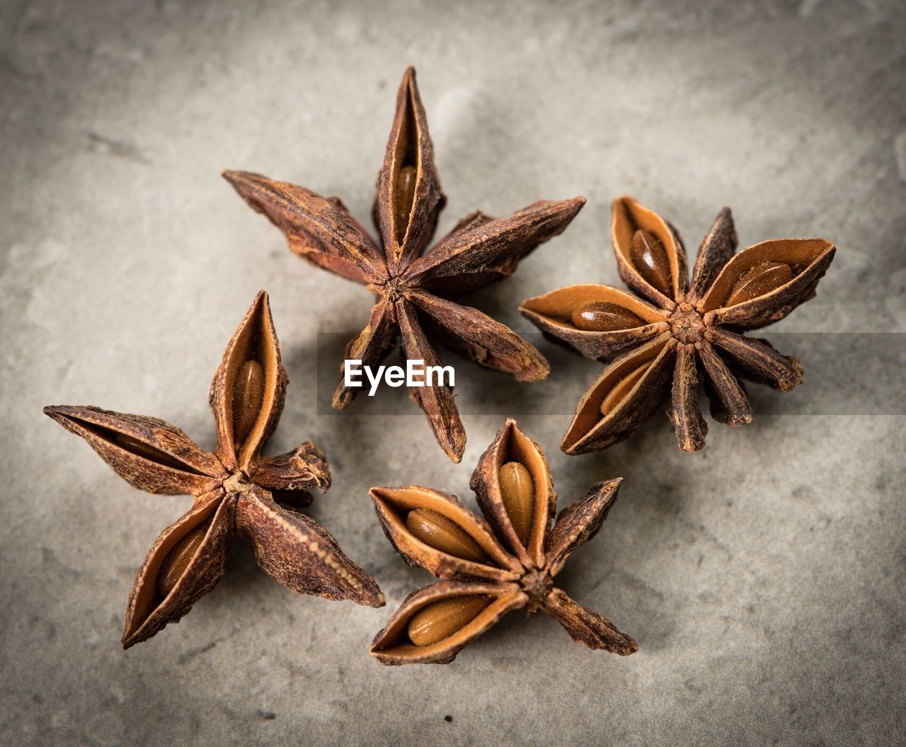 Close-up of star anise on table