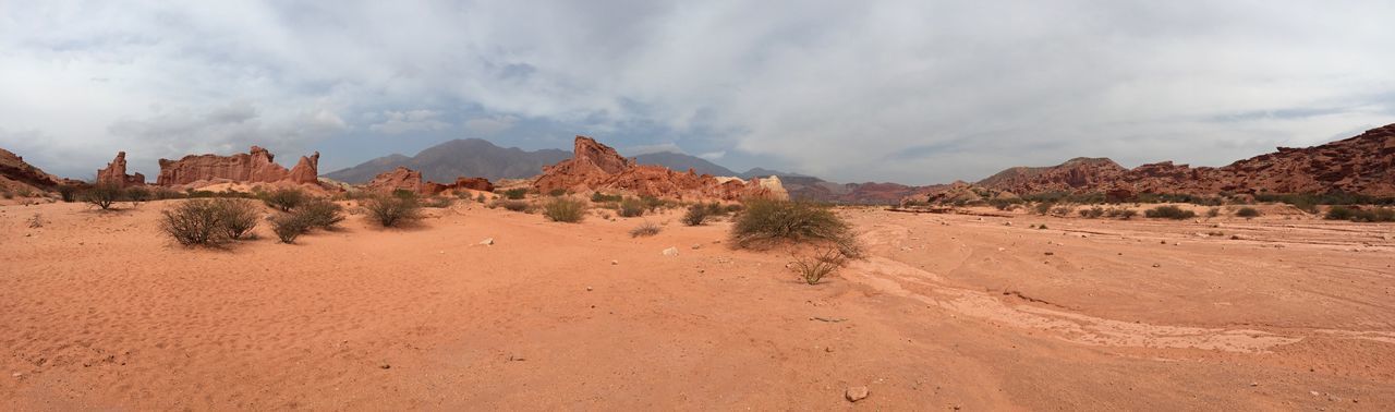 Panoramic view of landscape against sky