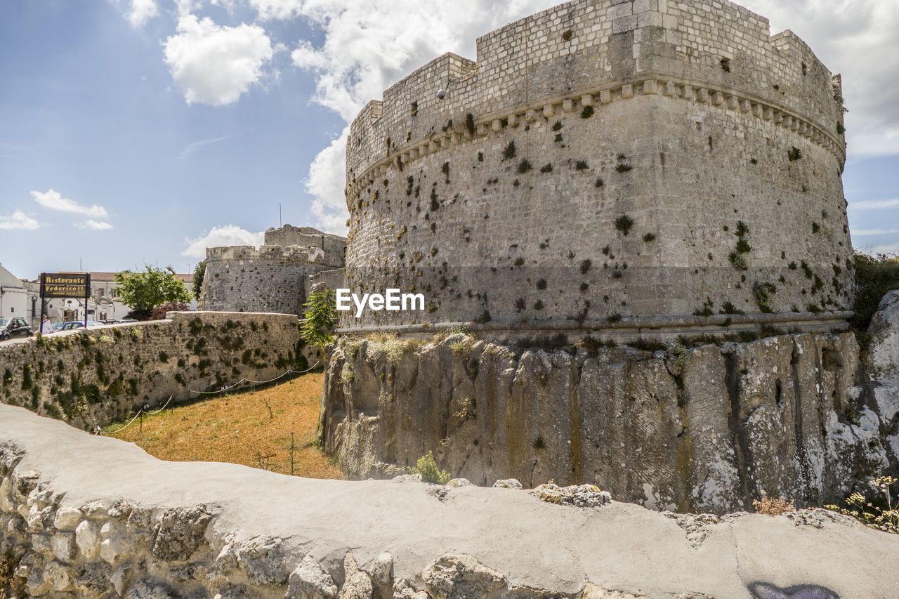 LOW ANGLE VIEW OF FORT