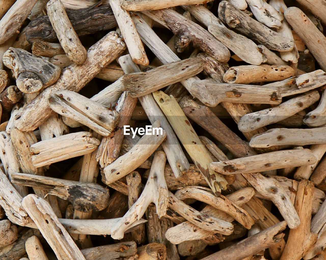 Full frame shot of firewood