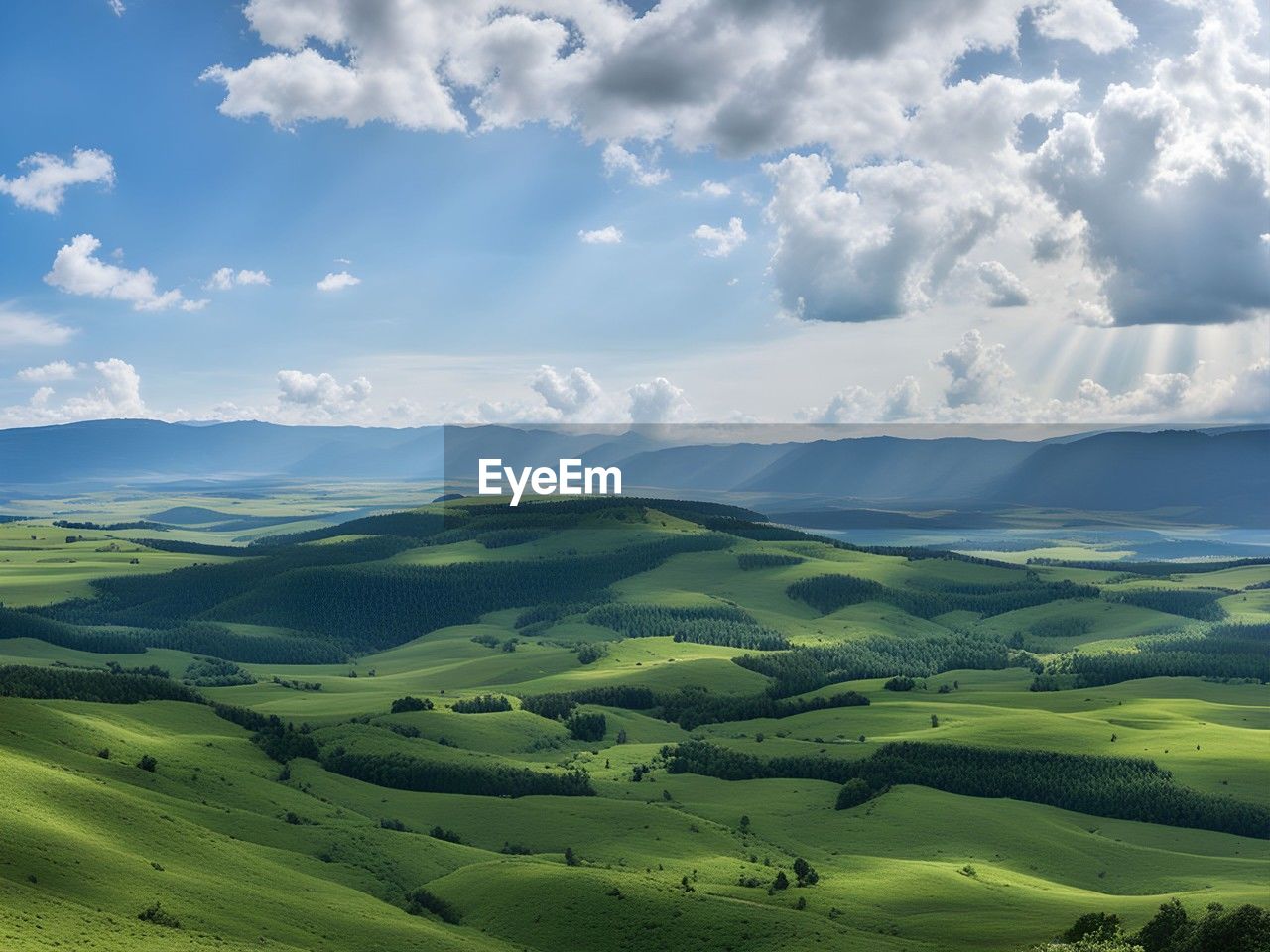 high angle view of landscape against sky