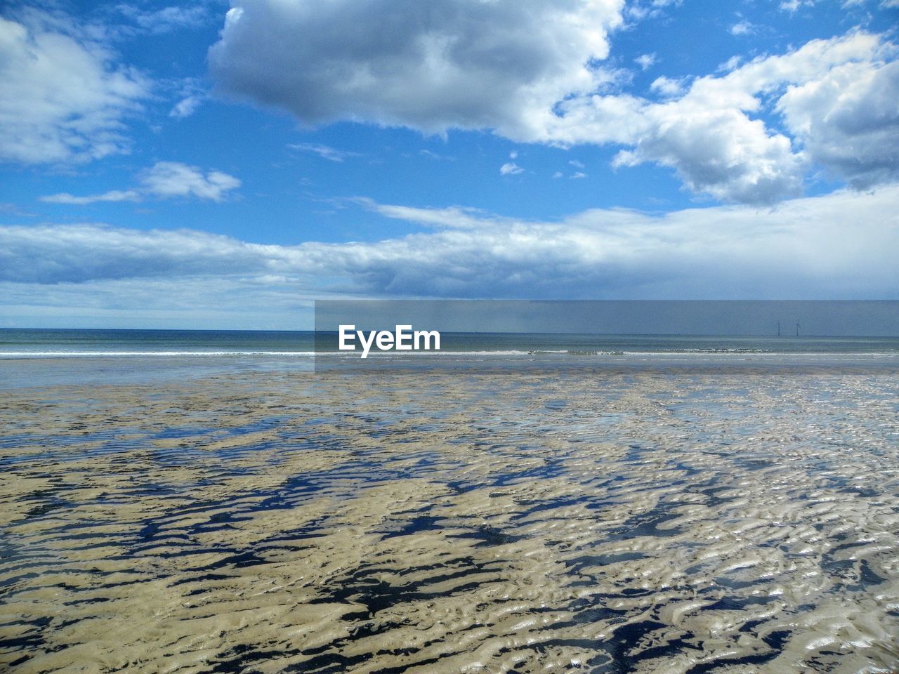 VIEW OF SEA AGAINST CLOUDY SKY