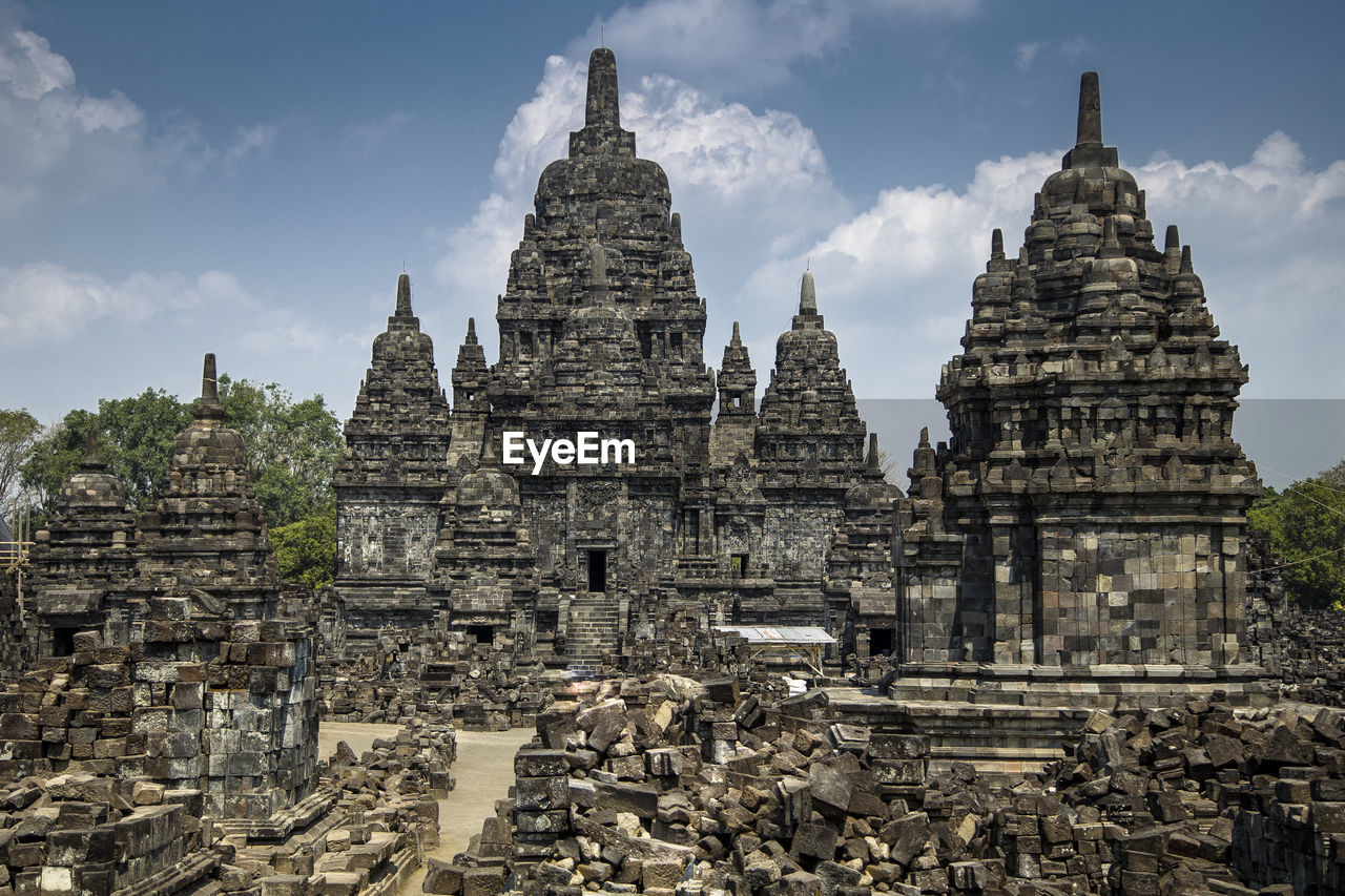 Hindu temple prambanan, java island, yogyakarta, indonesia